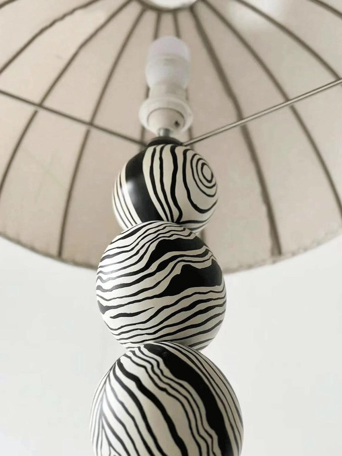 Zebra Floor Lamp