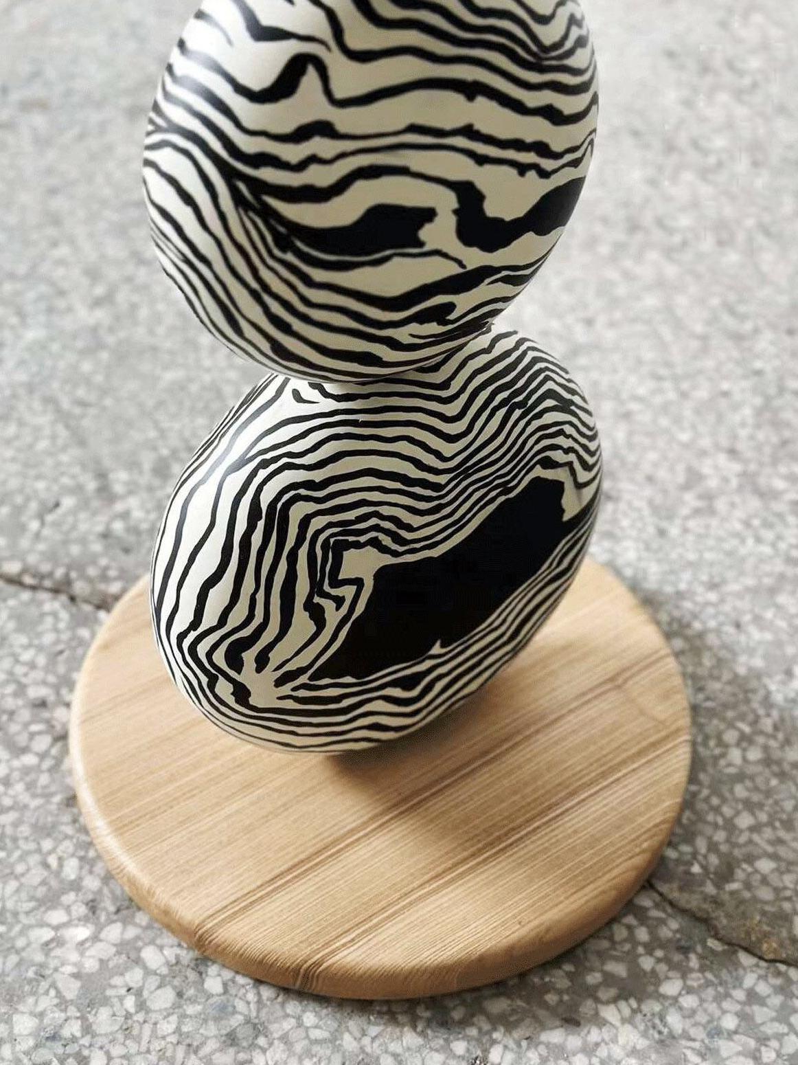 Zebra Floor Lamp