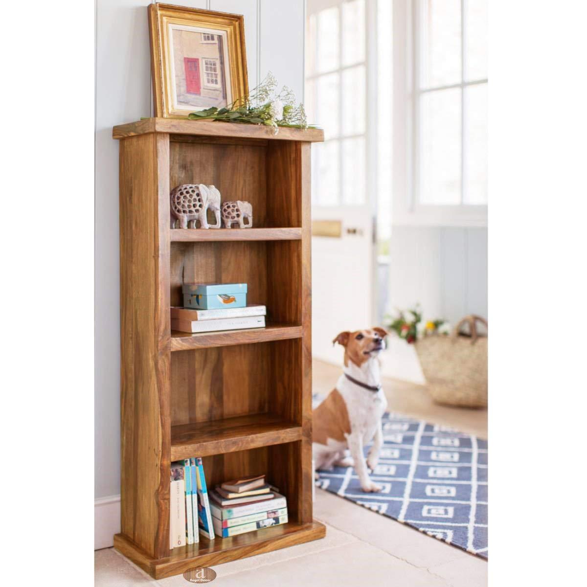 Priyaka Solid Wood Open Bookshelf