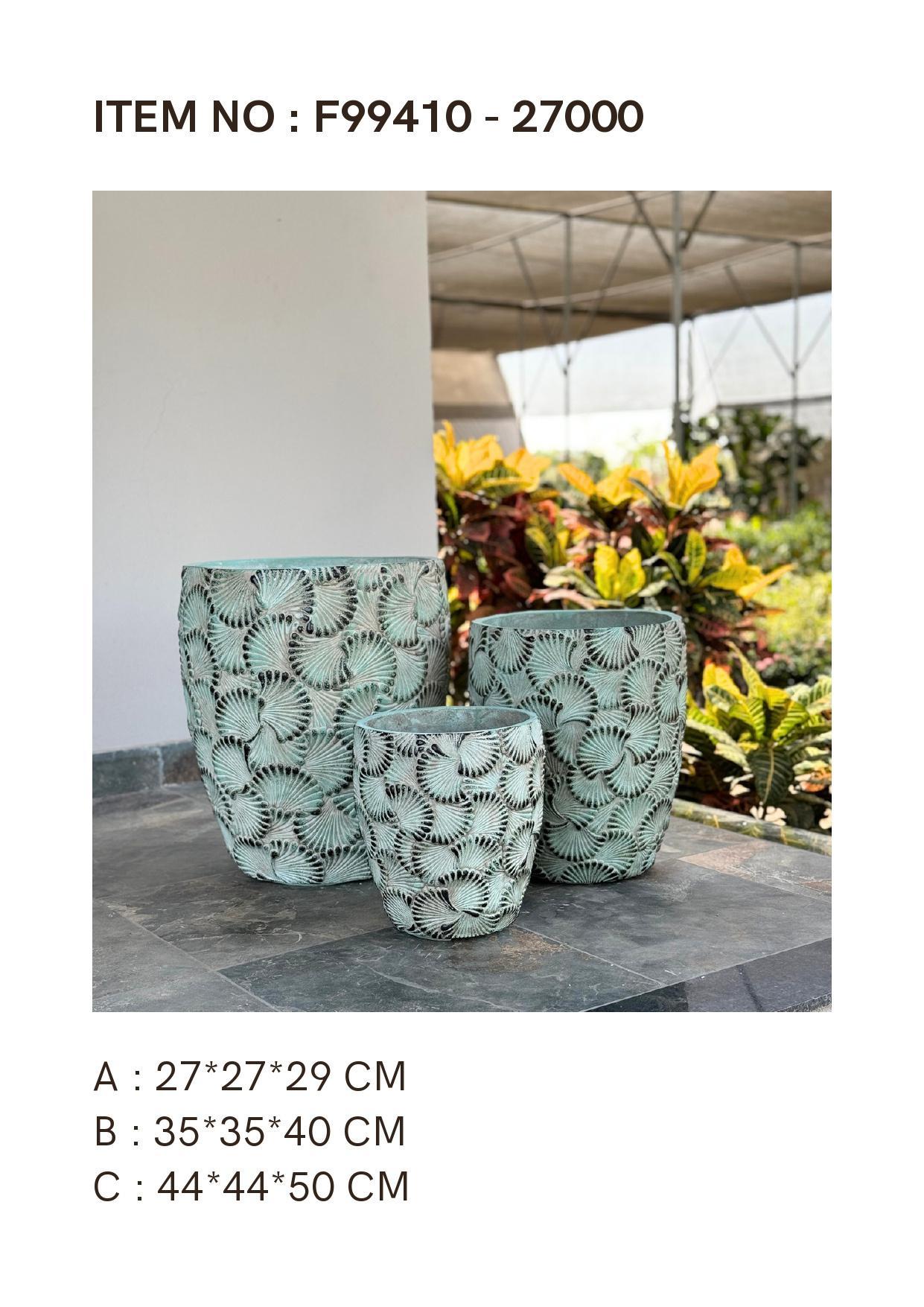 Fiber Cement Clay Planters