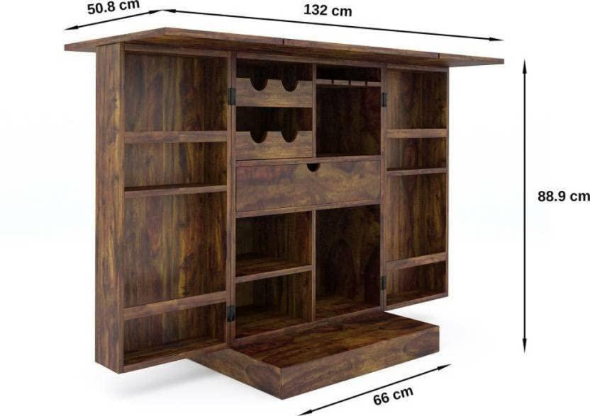 Sheesham Solid Wooden Bar Cabinet