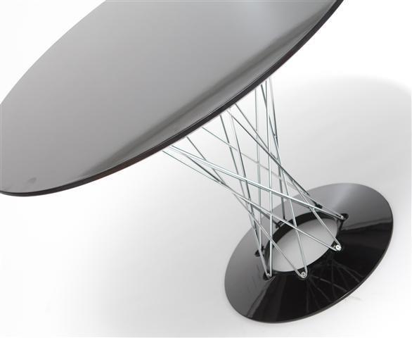Round Cyclone Table, Black