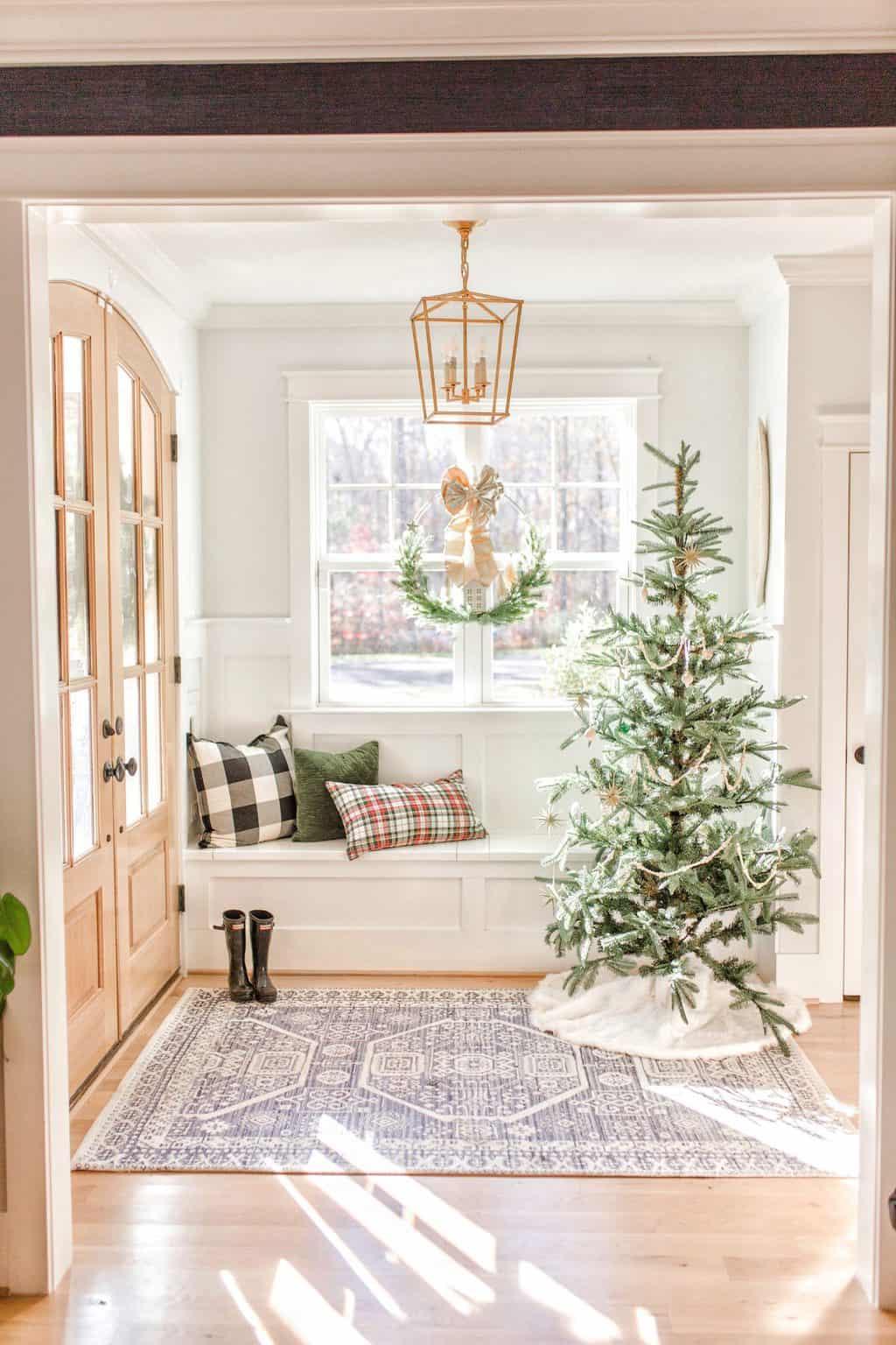 A Festive Welcome:  Transform Your Foyer Into A Holiday Haven